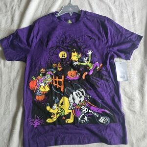 Disney Halloween Purple Kids T-Shirt